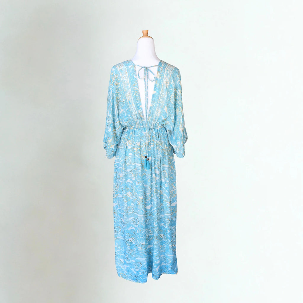 The Kalkan Kaftan Dress | Summer Statement | Aqua