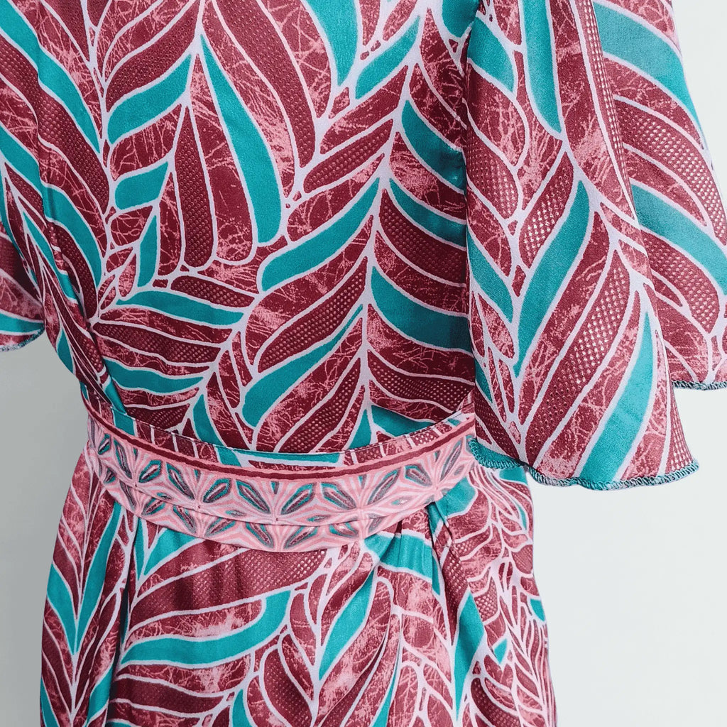 The Santorini 3 in 1 | Silk Rich Cover Up | Coral