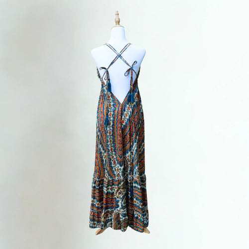 The Bali Dress | Silk Rich Summer Dress | Gemstone