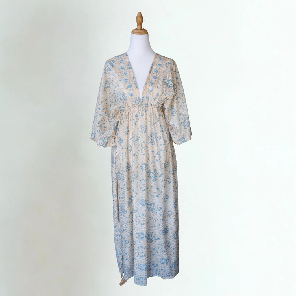 The Kalkan Kaftan Dress | Summer Statement | Ivory