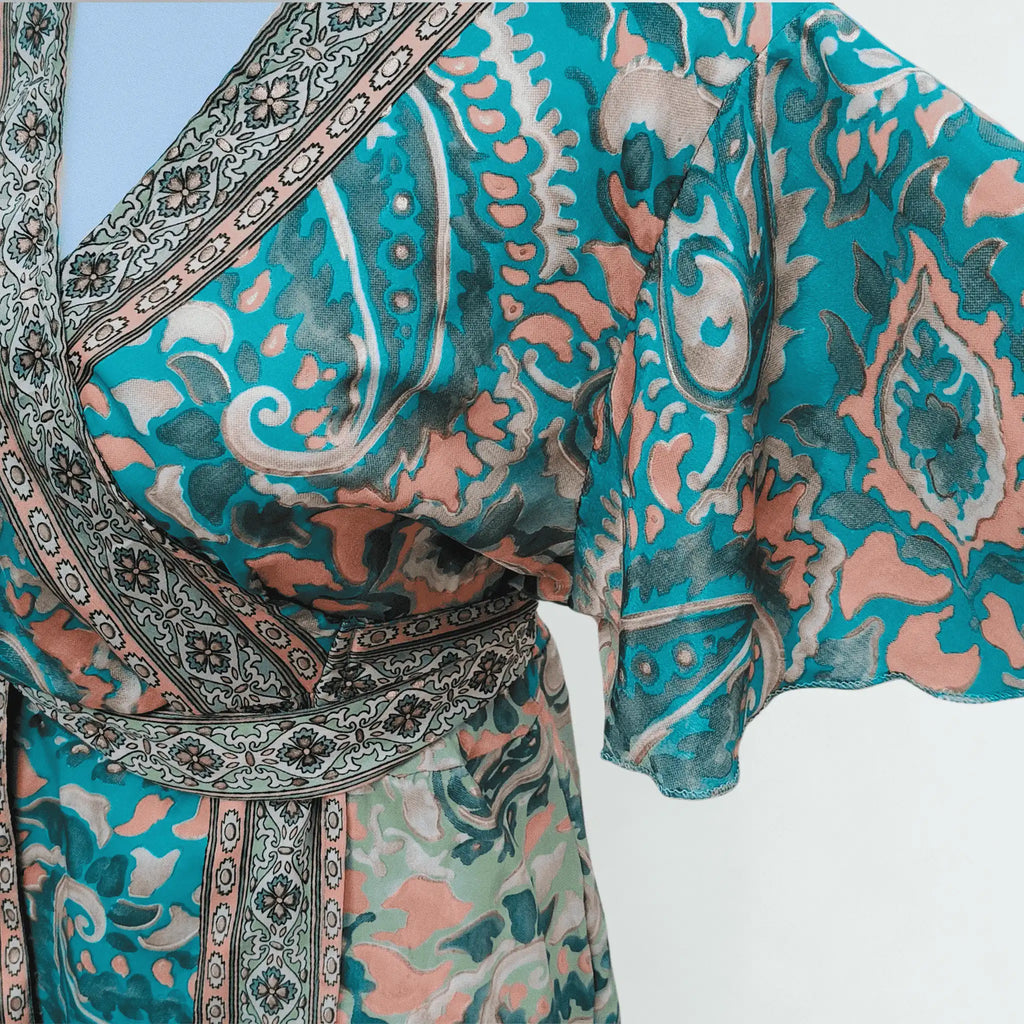 The Santorini 3 in 1 | Silk Rich Cover Up | Mediterranean