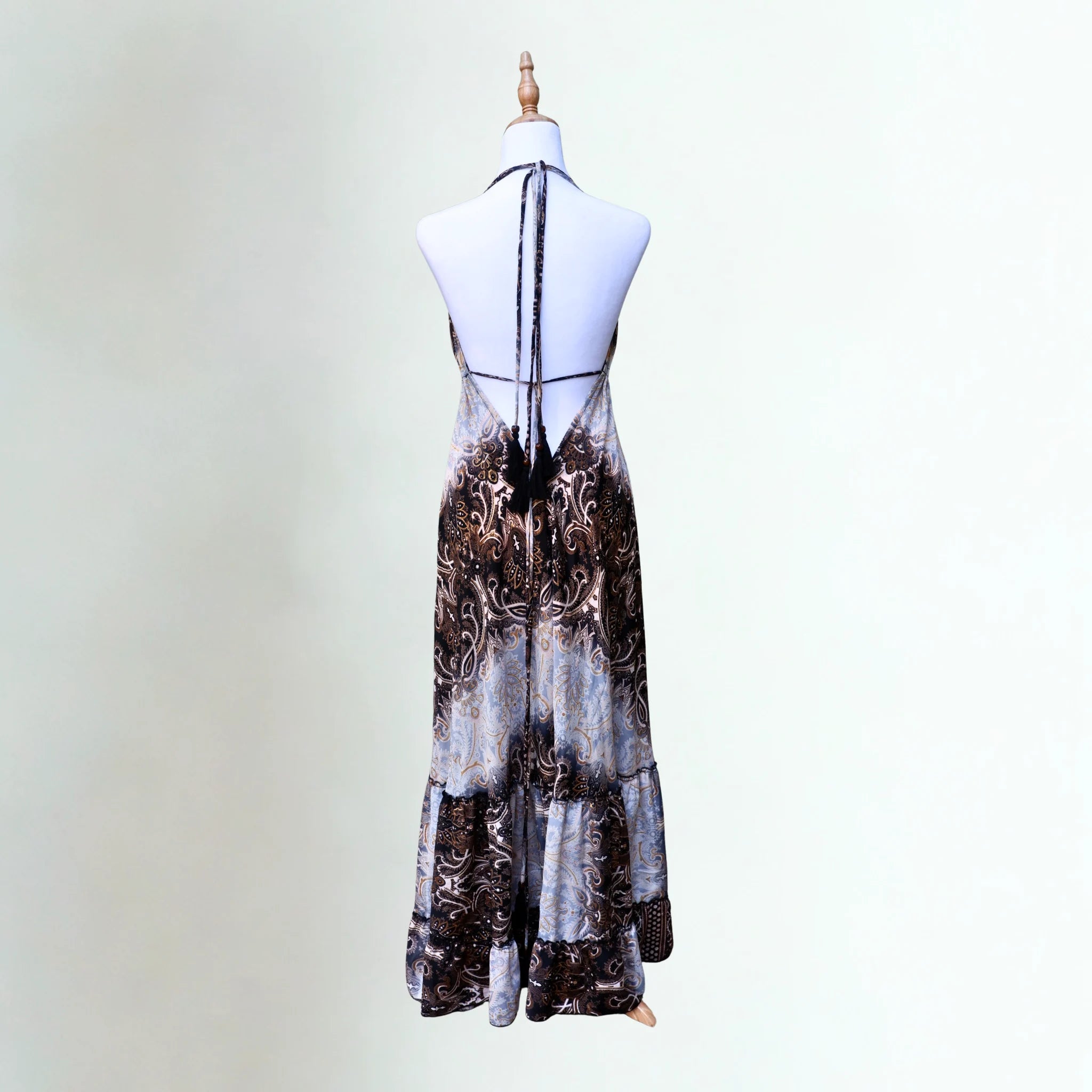 The Bali Dress | Silk Rich Summer Dress | Noir